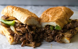 Venison Italian Hoagie Sandwhich