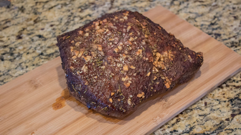 Garlic and Herb Elk Roast